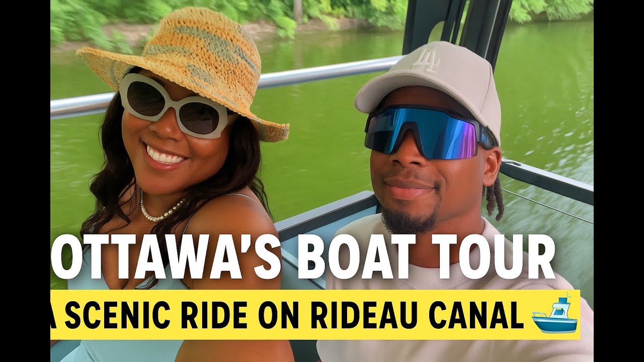 Ottawa Boat Tour – Exploring the Rideau Canal in 4K! 🚤🇨🇦