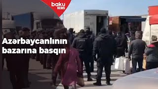 Rusiyanın Rostov vilayətində azərbaycanlının bazarına basqın edildi - Baku TV