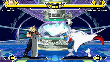 Cloud Strife (me) vs Taskmaster MUGEN BATTLE