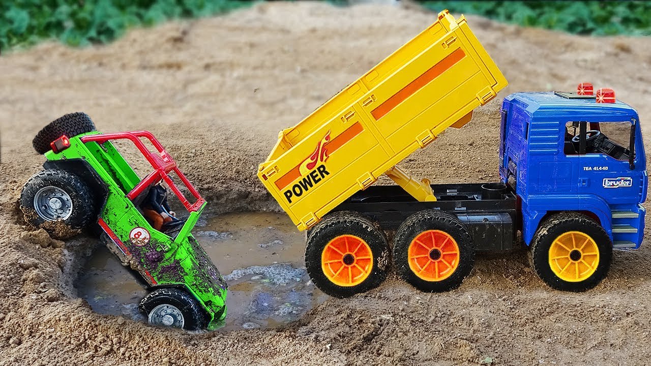 Camions de pompiers camions  benne basculante jouets de voitures de sauvetage dexcavatrice