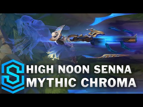 Mythic High Noon Senna Chroma Comparison - PBE Preview | League of Legends | Mythic Chroma