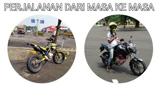 Story Vixion Dari Standar Pabrik Sampai Jadi Supermoto | Vixion Modif Supermoto | Crash