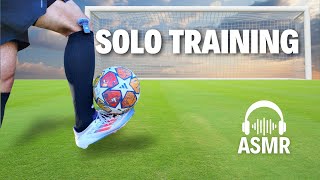 Individual Soccer Training Session Asmr