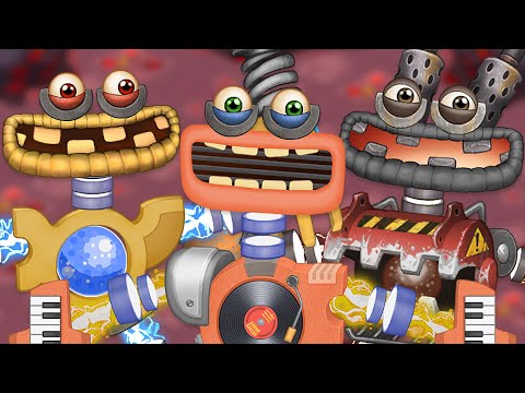 Wubbox & Rare Wubbox & Epic Wubbox - Earth Island (Trio) 4k 