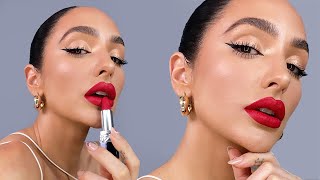 VALENTINE'S DAY MAKEUP TUTORIAL & MY LIGHT-WEIGHT GO TO FOUNDATION ROUTINE | ASH K HOLM