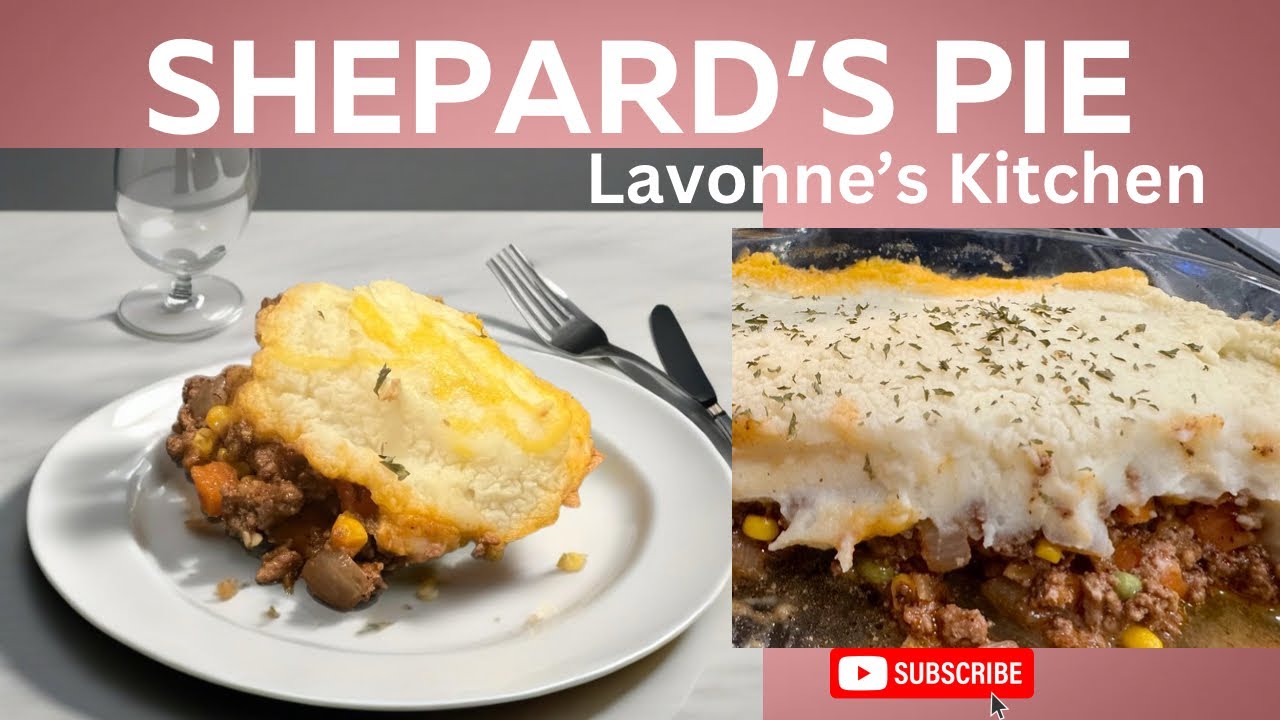Shepherd's Pie with a Twist: Ground Beef Version | Comfort Food Classic - Lavonne's Kitchen
