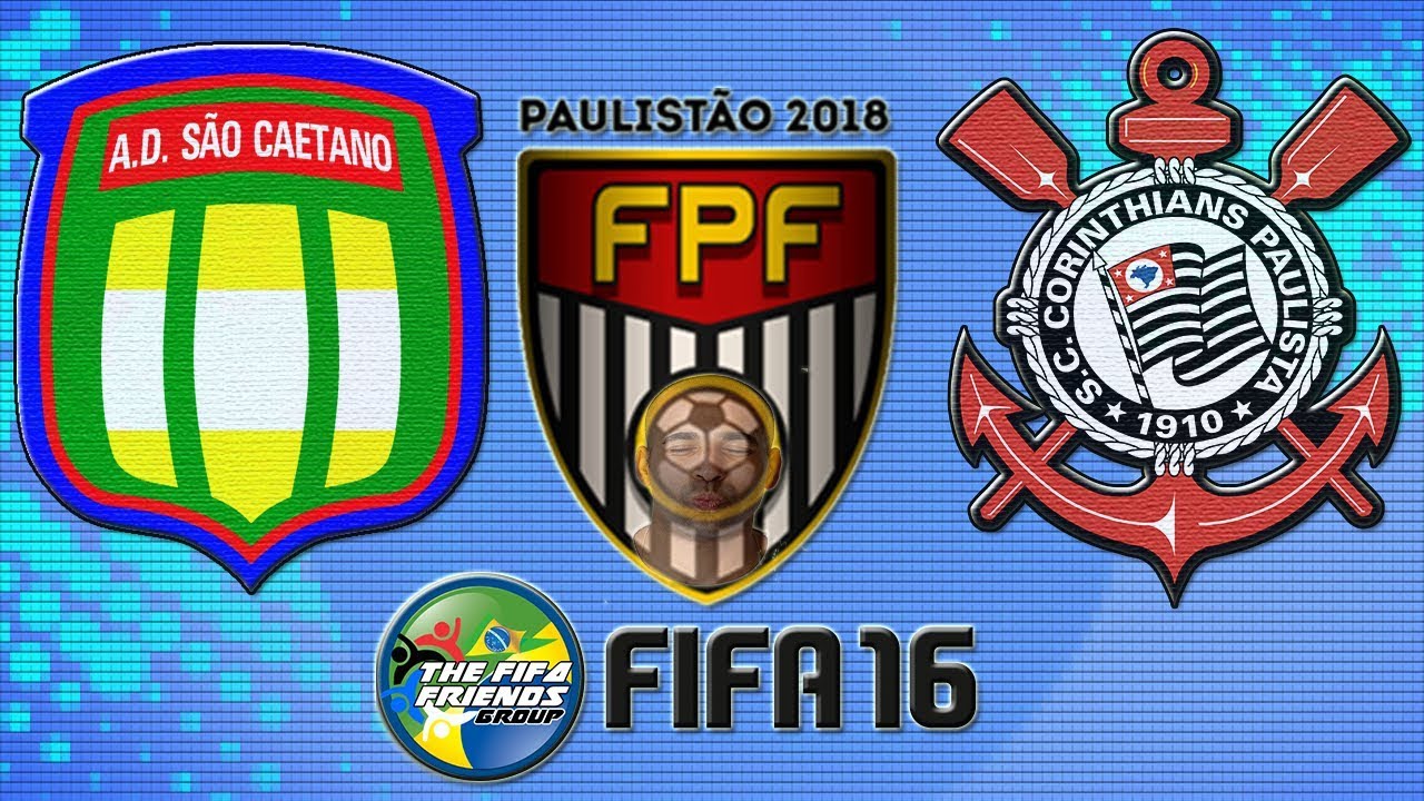 São Caetano VS. Corinthians (21/01/2018) Paulistão 2018 - FIFA 16