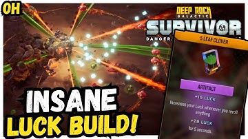 INSANE LUCK Build!! Deep Rock Galactic Survivor!