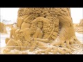 Vlog fte givre le touquet  sculpture sur sable disney