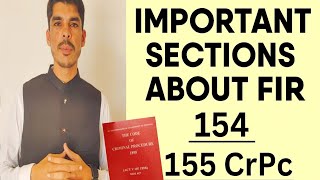 Important sections about F.I.R | 154/155 CrPC