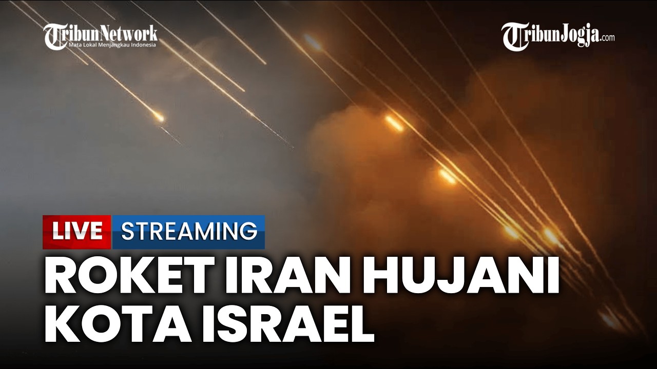 🔴 SERANGAN ROKET MENGGUNCANG ISRAEL, SIRENE DARURAT BERBUNYI DI TEL AVIV