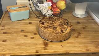 Made Deep Dish Apple Pie with Springform Cake Pan
