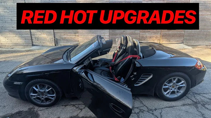 Porsche Boxster 987 Upgrades! Custom made RED SEATBELTS