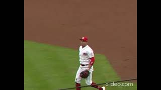 Joey Votto with a triple play