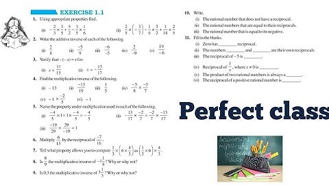 Chapter 1 Rational Numbers || Exercise 1.1 || Class 8 Maths || CBSE NCERT