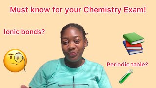 Must Know for your CXC Chemistry Exam!