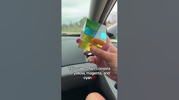 Mesmerizing color theory with transforming cubes #cmycubes #colorchange