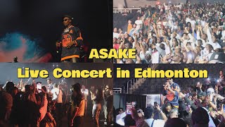 Asake Live at Rogers Place Edmonton Canada 