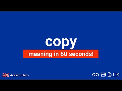 COPY - Meaning