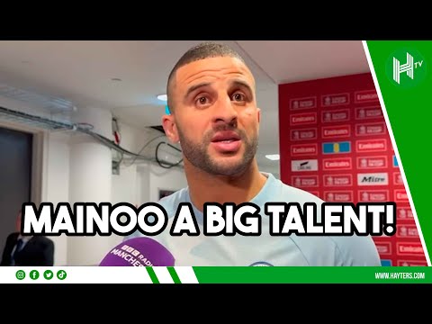 Kobbie Mainoo... WHAT A TALENT! | Kyle Walker after FA Cup final defeat