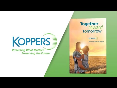 Koppers Chief Sustainability Officer Leslie Hyde Shares Highlights from the 2020 Corporate Sustainability Report Koppers Chief Sustainability Officer Leslie Hyde Shares Highlights from the 2020 Corporate Sustainability Report