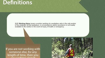 Working alone policy