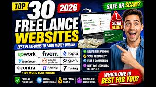 Top 30 Freelance Websites 2026 | Best Platforms to Earn Money Online Worldwide