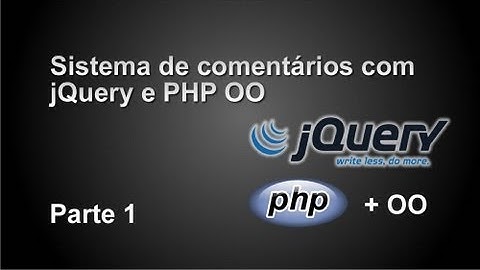 Sistema de comentários e respostas com jQuery e PHP OO - 1