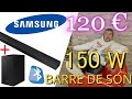 Samsung hwt420  une barre de son  caisson de basse pour 120   bienvenue chez samsung 