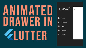 How to create animated drawer in flutter? (Urdu / Hindi)