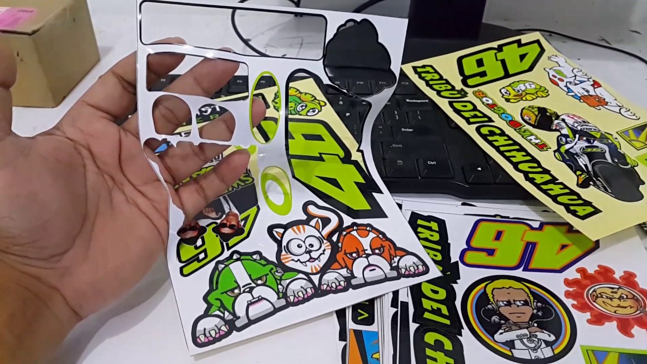 Sticker MotoGP Sticker Rossi YouTube