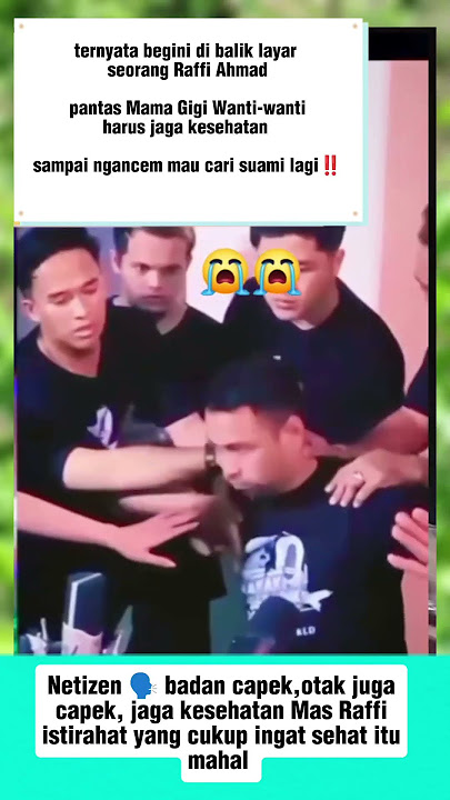 dibalik kesuksesan seorang Raffi Ahmad, ada lelah yang luar biasa #shortvidio #trendingshorts