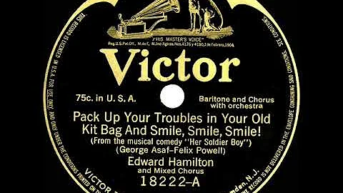 1916 Edward Hamilton - Pack Up Your Troubles In Yo...