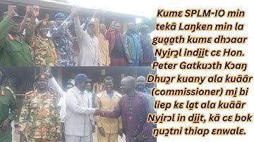 kua̱r IO tin caa la̱th lät kä langken ɛ oyet, cuɔ̱c ɛn tuɔɔk kä kɛ̈m kakuma. Nuer TV