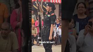 Power Pride Indian Bsf Woman Marches With Strength