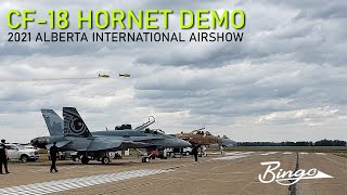 CF-18 Hornet Demonstration - 2021 Alberta International Airshow