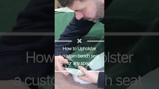 How to Upholster a Custom bench seat for any space | FaceliftInteriors #short #upholstery #diy