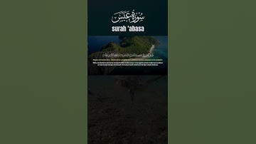 Let Your Soul Rest With Surah ‘Abasa | تلاوة هادئة لسورة عبس #RelaxingQuran #Tilawah
