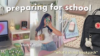 Download Lagu PREPARING FOR BACK TO SCHOOL 👩🏻💻💭 get organized with me, what's in my backpack + study tips MP3 Download Lagu PREPARING FOR BACK TO SCHOOL 👩🏻💻💭 get organized with me, what's in my backpack + study tips MP3