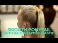 Smooth Ponytail & Elastic Hair Wrap for Baby Fine Hair | Quick Hair Tip