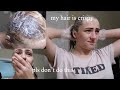 BLEACHING MY HAIR AND RUINING IT (fail lol)