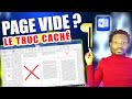 Supprimer Pages Vierges sur Word - Même les Cas Impossibles