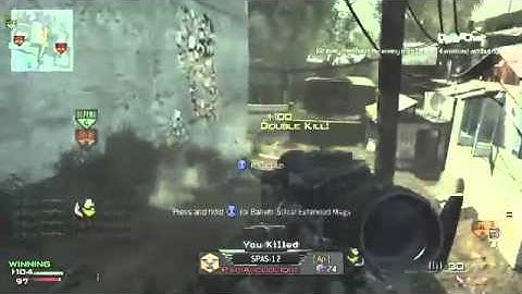 Killfeed MW3 Barrett 50. Cal.