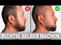 Schnell und Einfach Bart Trimmen - Konturen Rasieren - Bart Übergang - Und Haare selber Schneiden