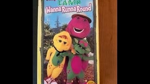 Barney: Camp Wannarunnaround 1999 VHS