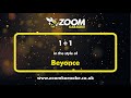 Beyonce  11  karaoke version from zoom karaoke
