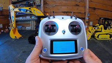 Flysky FS-I6S & CAT 339DL Hydraulic End Points.