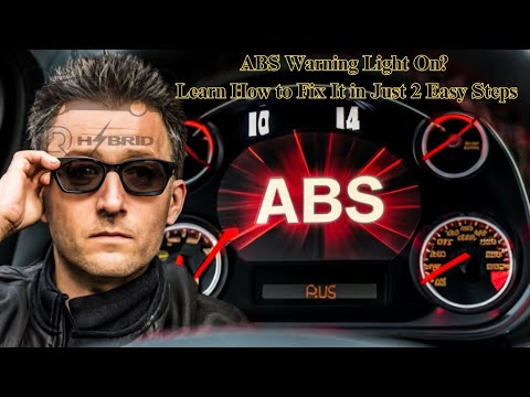 ABS Warning Light On? Learn How To Fix It In 2 Easy Steps
