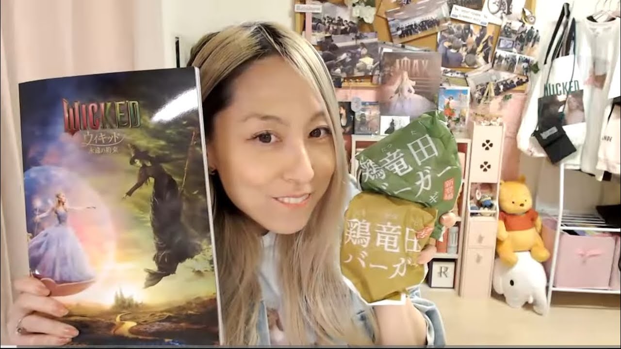 お久しぶりです!KFC鶏竜田バーガー&まるかじりケンタ食べ比べながらウィキッドについて語る生配信!!