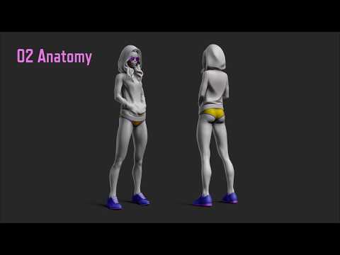 02 Anatomy Timelapse - Legs Girl
